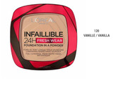 پنکک لورال مدل اینفالیبل L’Oreal Infallible 24hr سری vanilla شماره 120 حجم 9 گرم-فروشگاه اینترنتی آرایشی و بهداشتی آزارو در شیراز
