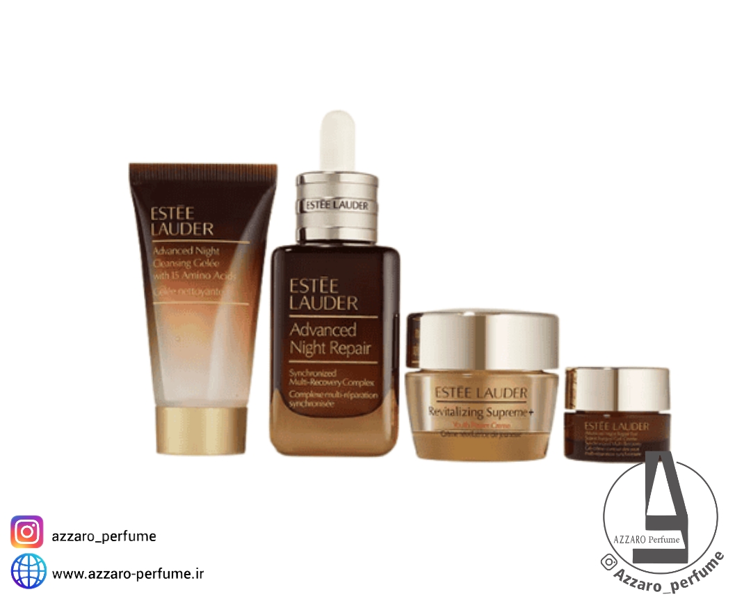 ست مراقبت شبانه پوست استی لادر Estée Lauder پک 4 عددی-فروشگاه اینترنتی آرایشی و بهداشتی آزارو در شیراز