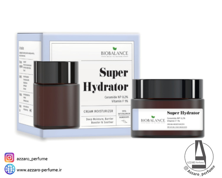 کرم آبرسان هیالورونیک سرامید بیوبالانس BioBalance حجم 50 میل-فروشگاه اینترنتی آرایشی و بهداشتی آزارو در شیراز