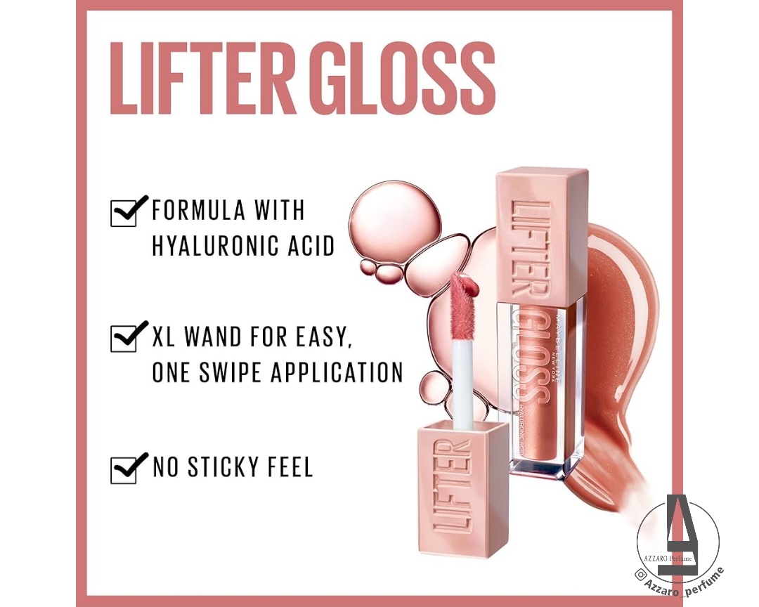 لیپ گلاس میبلین Maybelline مدل Lifter Gloss رنگ Copper شماره 17 حجم 5.4 میل-فروشگاه اینترنتی آرایشی و بهداشتی آزارو در شیراز