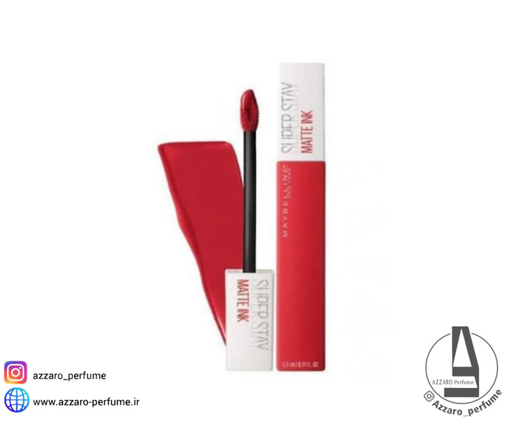 رژ لب مایع مات سوپر استی میبلین شماره 20 رنگ PIONEER حجم 5 میل-فروشگاه اینترنتی آرایشی و بهداشتی آزارو در شیراز