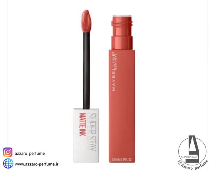 رژ لب مایع مات سوپر استی میبلین شماره 130 رنگ SELF-STARTER حجم 5 میل-فروشگاه اینترنتی آرایشی و بهداشتی آزارو در شیراز