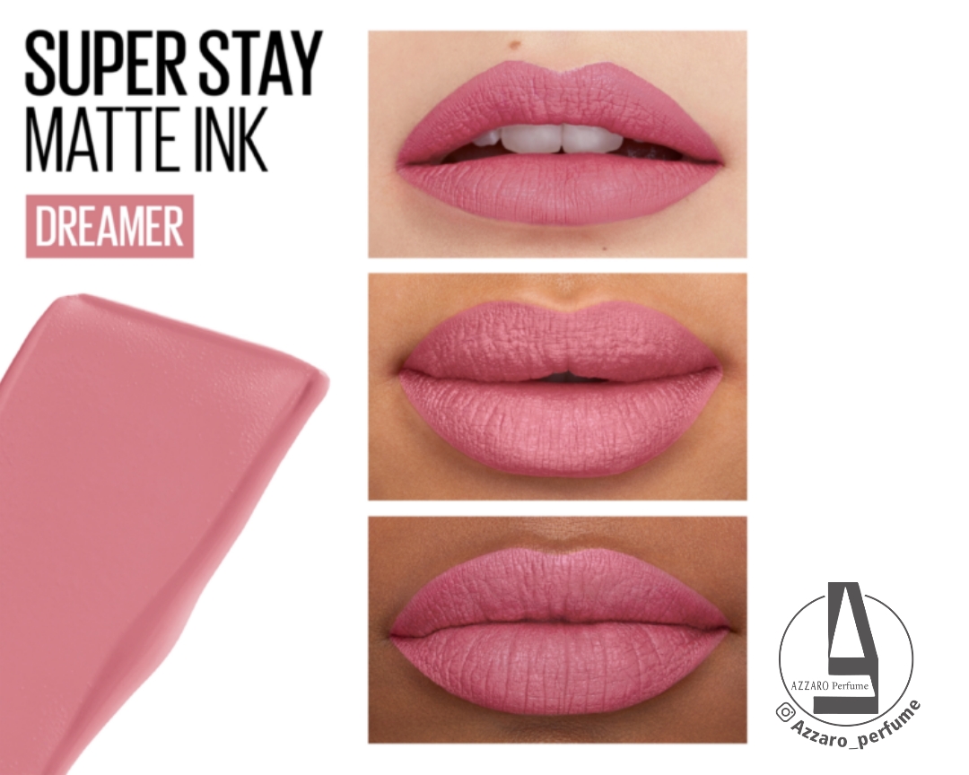 رژ لب مایع مات سوپر استی میبلین شماره 10 رنگ Dreamer حجم 5 میل-فروشگاه اینترنتی آرایشی و بهداشتی آزارو در شیراز