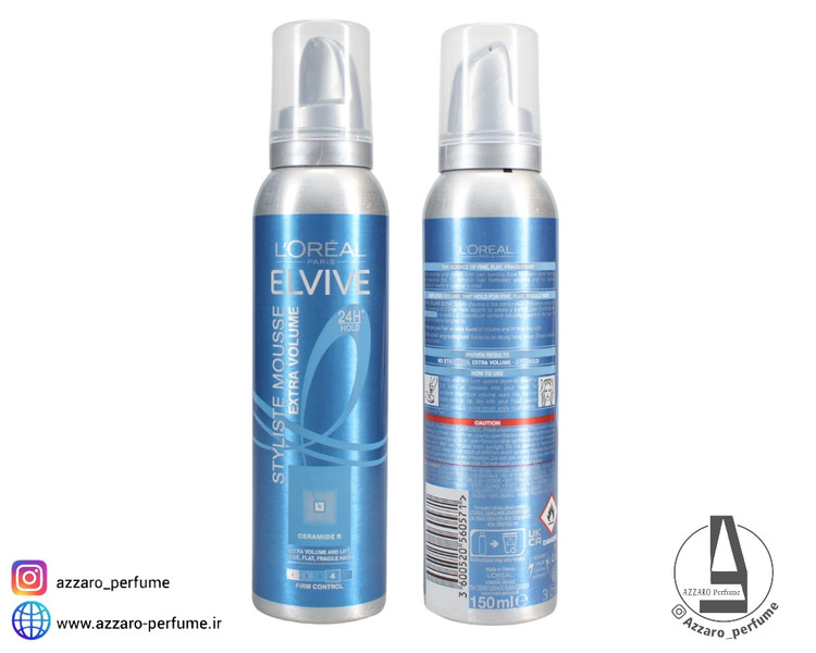 موس مو لورآل سری ELVIVE مدل extra volume حجم 150 میل-فروشگاه اینترنتی آرایشی و بهداشتی آزارو در شیراز