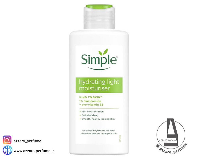 کرم مرطوب کننده و آبرسان سیمپل لایت مدل Light حجم 125 میلی لیتر اورجینال_فروشگاه اینترنتی آرایشی بهداشتی آزارو در شیراز