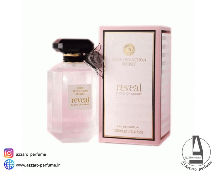 ادکلن فراگرنس ورد مدل رز سداکشن سکرت رویال کلود آف کرم رایحه ویکتوریا سکرت تیس کرم کلاود حجم 100 میل-فروشگاه اینترنتی آرایشی و بهداشتی آزارو در شیراز