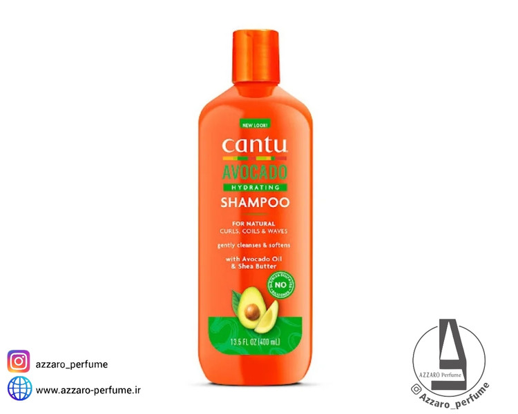 شامپو آووکادو کنتو cantu مناسب موهای فر حجم 400 میل