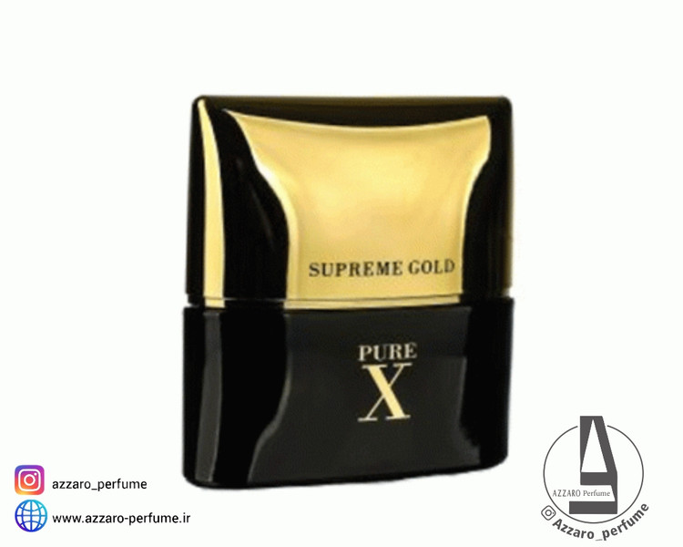 ادکلن فراگرنس ورد مدل پیور ایکس سوپریم گلد حجم 100 میل-فروشگاه اینترنتی آرایشی و بهداشتی آزارو در شیراز
