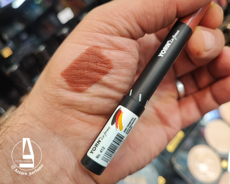 رژ لب مدادی یورن YORN شماره 412-فروشگاه اینترنتی آرایشی و بهداشتی آزارو در شیراز