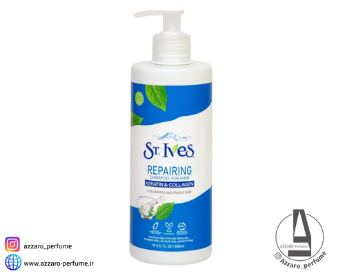 شامپو اس تی ایوز تقویت کننده و ترمیم کننده بدون سولفات حجم 500 میل-فروشگاه اینترنتی آرایشی و بهداشتی آزارو در شیراز