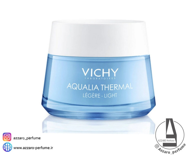 کرم آبرسان آکوالیا ترمال ویشی VICHY مدل لایت Light پوست نرمال تا خشک حجم 50 میل-فروشگاه اینترنتی آرایشی و بهداشتی آزارو در شیراز