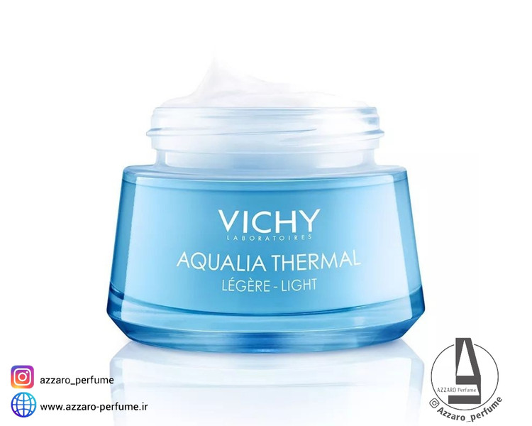 کرم آبرسان آکوالیا ترمال ویشی VICHY مدل لایت Light پوست نرمال تا خشک حجم 50 میل-فروشگاه اینترنتی آرایشی و بهداشتی آزارو در شیراز