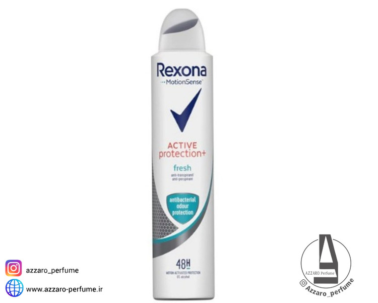 اسپری زنانه رکسونا اکتیو پروتکت فرش حجم 200 میل-فروشگاه اینترنتی آرایشی و بهداشتی آزارو در شیراز