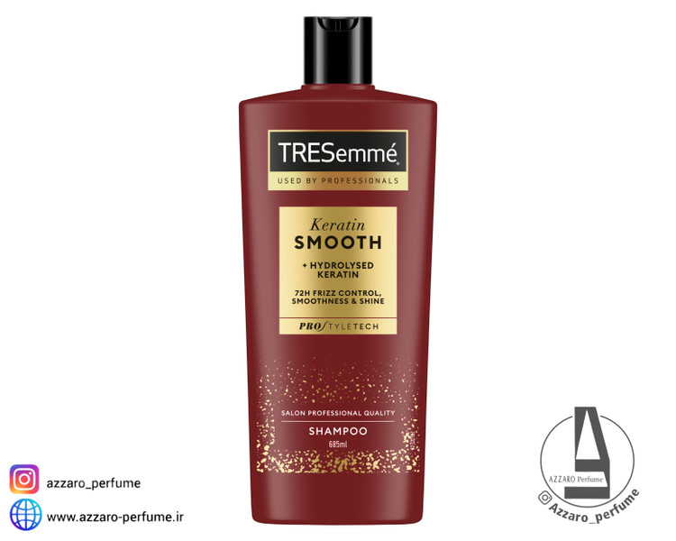 شامپو کراتین ترزمه قرمز keratin smooth حجم 685 میل-فروشگاه اینترنتی آرایشی و بهداشتی آزارو در شیراز