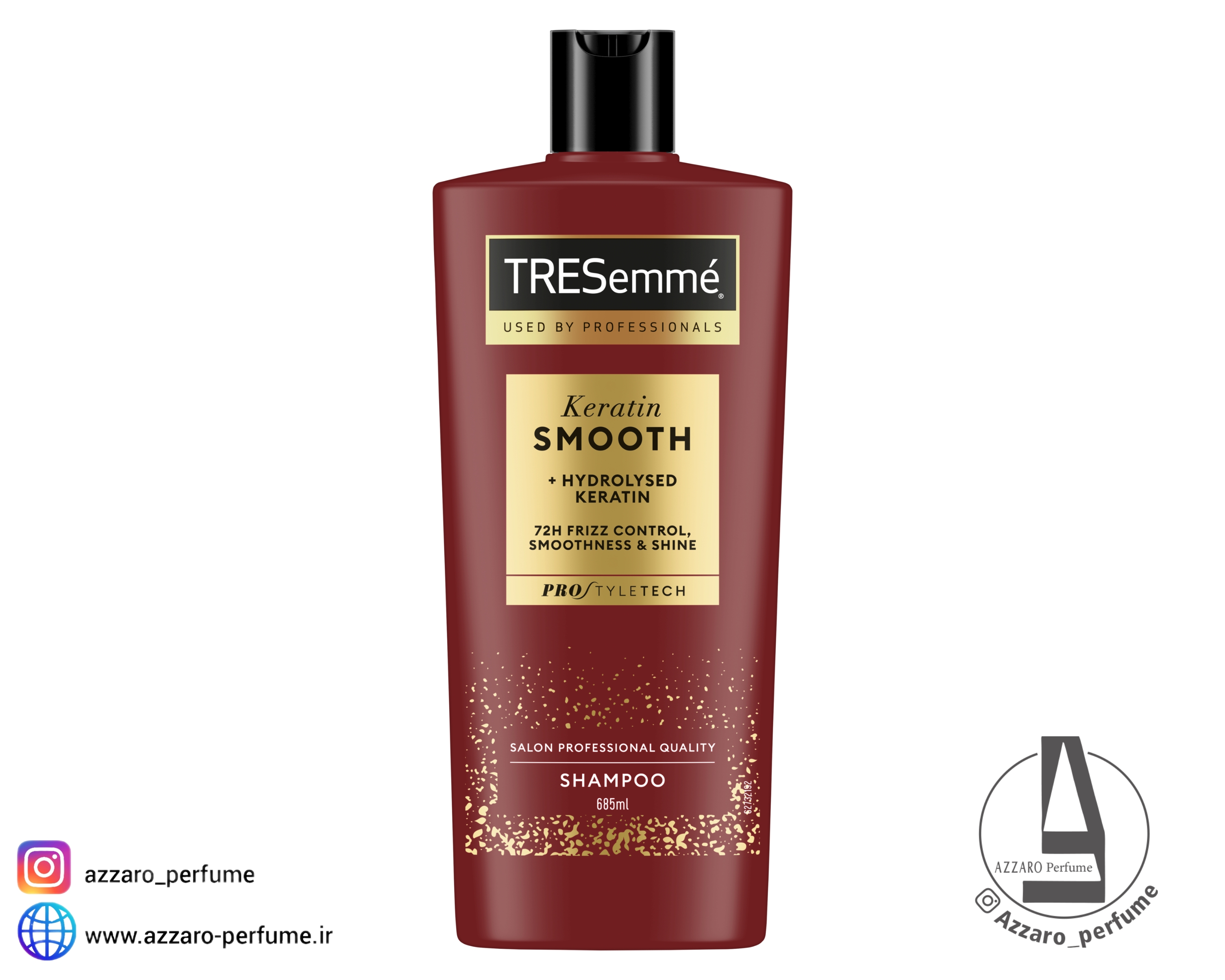 شامپو کراتین ترزمه قرمز keratin smooth حجم 685 میل-فروشگاه اینترنتی آرایشی و بهداشتی آزارو در شیراز