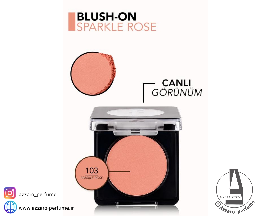 رژ گونه فلورمار شماره 103 رنگ Sparkle Rose حجم 5 گرم-فروشگاه اینترنتی آرایشی و بهداشتی آزارو در شیراز