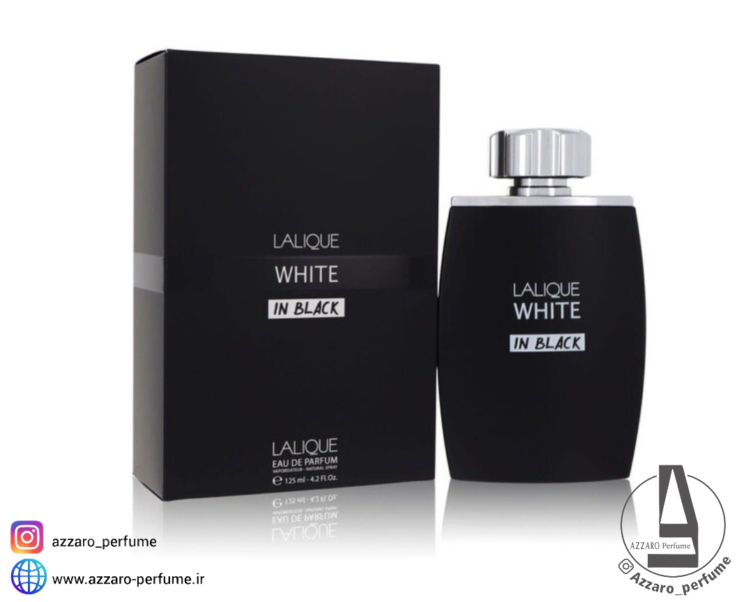 ادکلن مردانه لالیک وایت این بلک حجم 125 میل-فروشگاه اینترنتی آرایشی و بهداشتی آزارو در شیراز