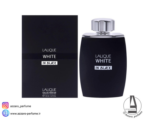 ادکلن مردانه لالیک وایت این بلک حجم 125 میل-فروشگاه اینترنتی آرایشی و بهداشتی آزارو در شیراز