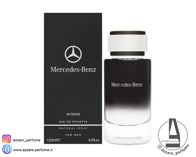 ادکلن مردانه مرسدس بنز اینتنس مشکی حجم 120 میل-فروشگاه اینترنتی آرایشی و بهداشتی آزارو در شیراز