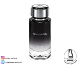 ادکلن مردانه مرسدس بنز اینتنس مشکی حجم 120 میل-فروشگاه اینترنتی آرایشی و بهداشتی آزارو در شیراز