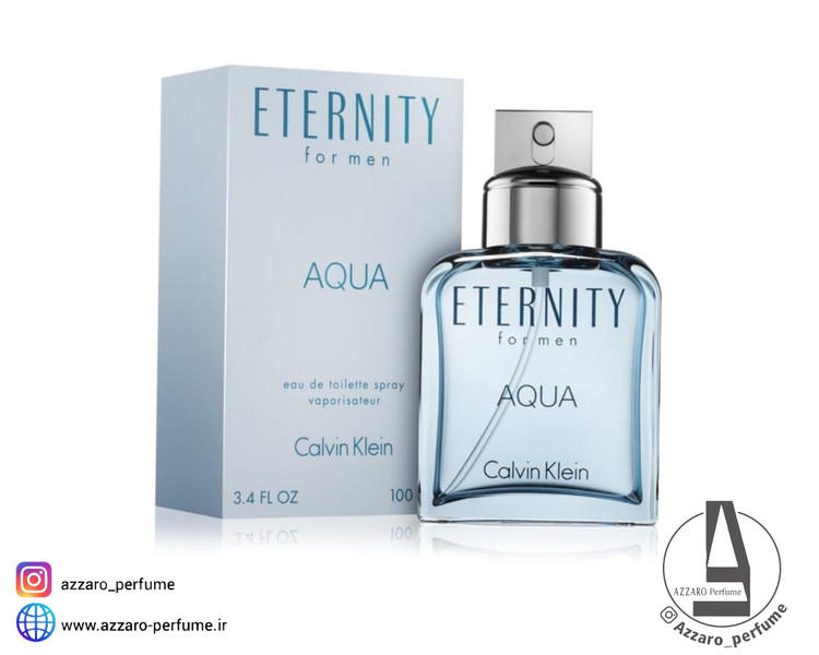 ادکلن مردانه کالوین کلین سی کی اترنیتی آکوا حجم 100 میل-فروشگاه اینترنتی آرایشی و بهداشتی آزارو در شیراز
