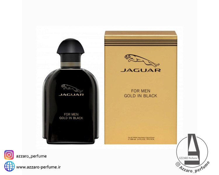 ادکلن مردانه جگوار گلد این بلک حجم 100 میل-فروشگاه اینترنتی آرایشی و بهداشتی آزارو در شیراز