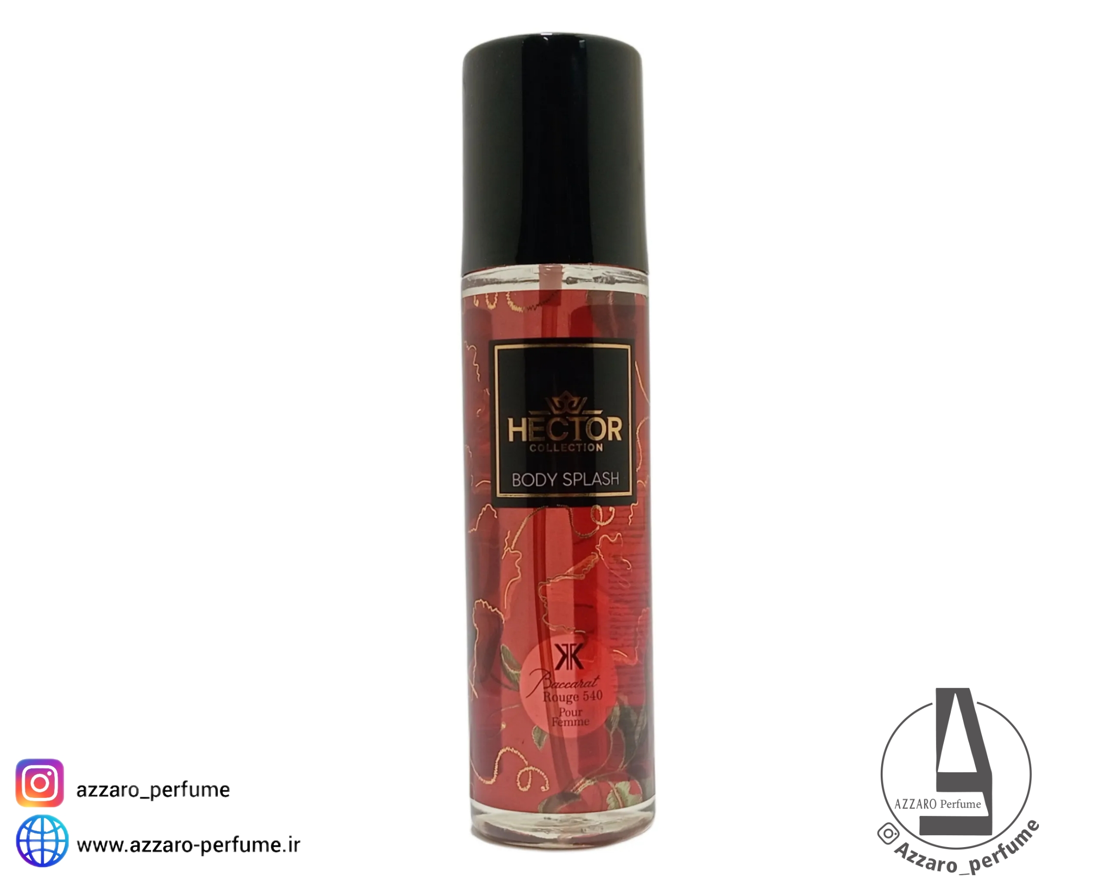 بادی اسپلش هکتور مدل باکارت رژ HECTOR Baccarat Rouge 540 حجم 250 میل-فروشگاه اینترنتی آرایشی و بهداشتی آزارو در شیراز