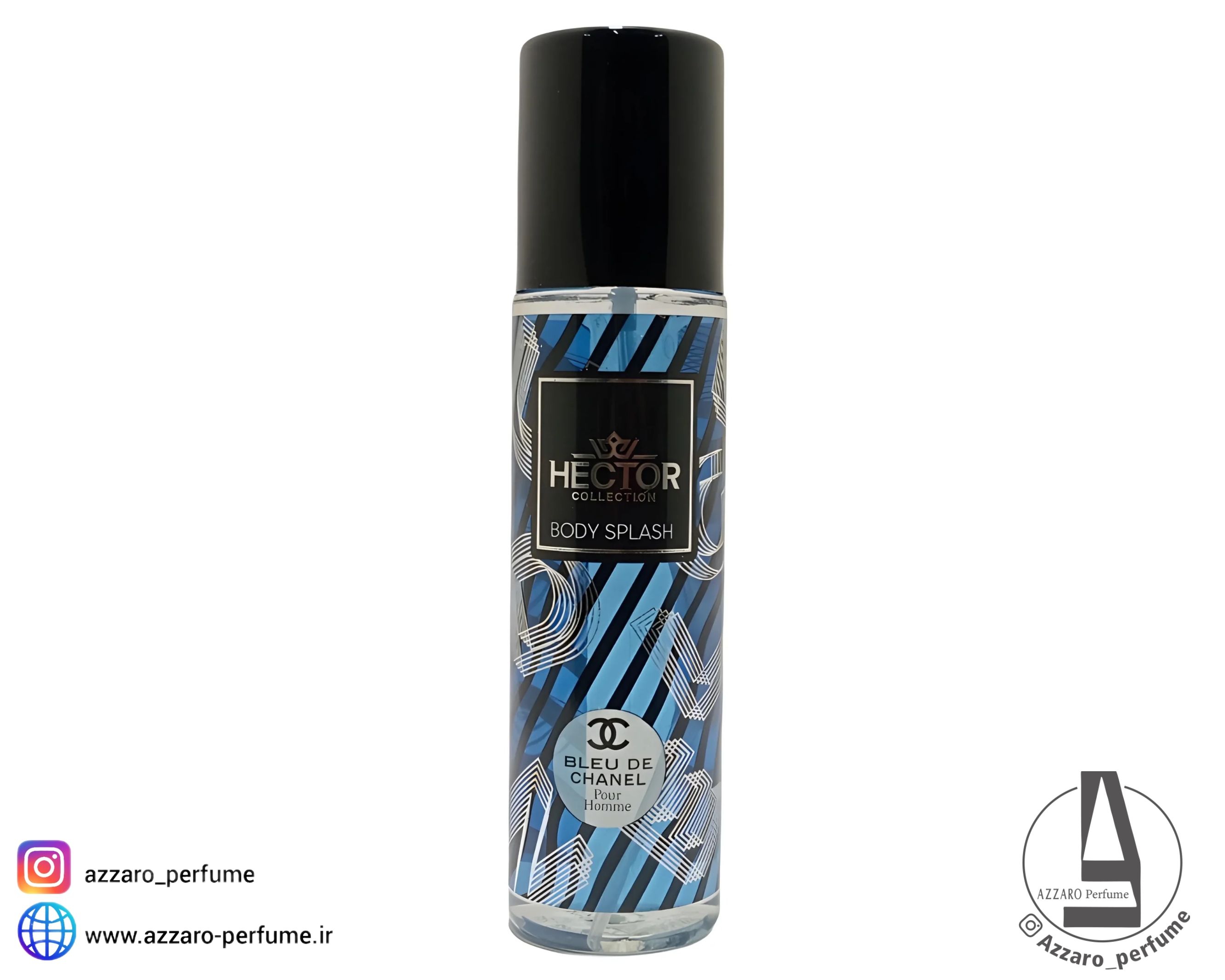 بادی اسپلش مردانه هکتور رایحه بلو چنل HECTOR BLEU DE CHANEL حجم 250 میل-فروشگاه اینترنتی آرایشی و بهداشتی آزارو در شیراز