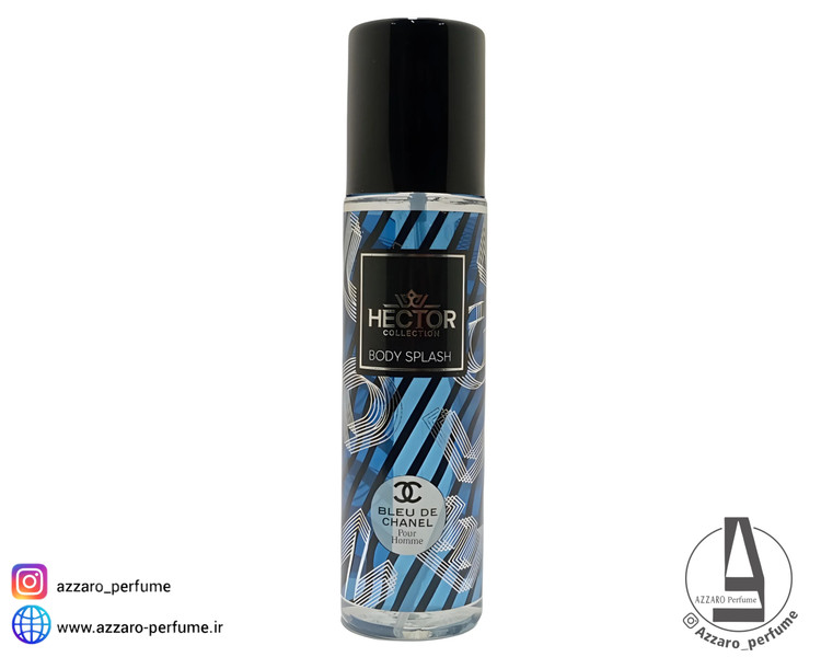 بادی اسپلش مردانه هکتور رایحه بلو چنل HECTOR BLEU DE CHANEL حجم 250 میل-فروشگاه اینترنتی آرایشی و بهداشتی آزارو در شیراز