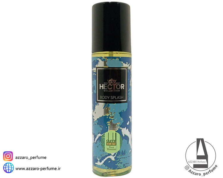 بادی اسپلش مردانه هکتور رایحه دانهیل آبی HECTOR Dunhill Desire Blue حجم 250 میل-فروشگاه اینترنتی آرایشی و بهداشتی آزارو در شیراز