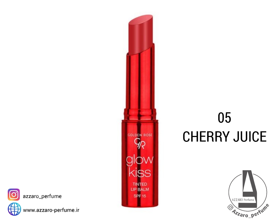 تینت بالم لب گلو کیس گلدن رز رنگ CHERRY JUICE شماره 05 حجم 3 گرم-فروشگاه اینترنتی آرایشی و بهداشتی آزارو در شیراز