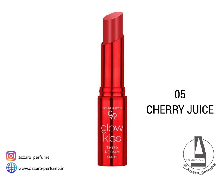 تینت بالم لب گلو کیس گلدن رز رنگ CHERRY JUICE شماره 05 حجم 3 گرم-فروشگاه اینترنتی آرایشی و بهداشتی آزارو در شیراز