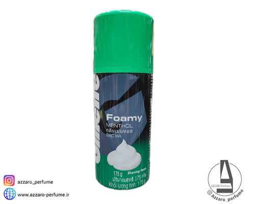 کف اصلاح ژیلت رایحه نعناع حجم 175 میل-فروشگاه اینترنتی آرایشی و بهداشتی آزارو در شیراز