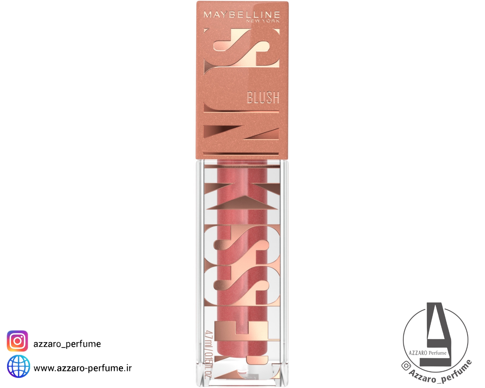 رژ گونه مایع میبلین مدل سانکیسر SUNKISSER رنگ City Sizzle شماره 06 حجم 4.7 میل-فروشگاه اینترنتی آرایشی و بهداشتی آزارو در شیراز