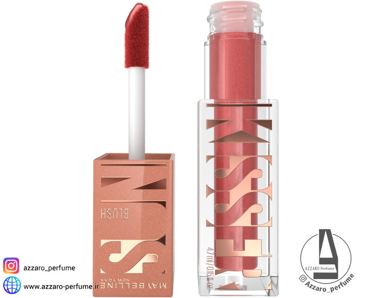 رژ گونه مایع میبلین مدل سانکیسر SUNKISSER رنگ City Sizzle شماره 06 حجم 4.7 میل-فروشگاه اینترنتی آرایشی و بهداشتی آزارو در شیراز