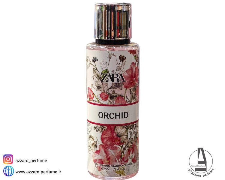 بادی اسپلش زنانه زارا zara مدل ORCHID حجم 250 میل-فروشگاه اینترنتی آرایشی و بهداشتی آزارو در شیراز