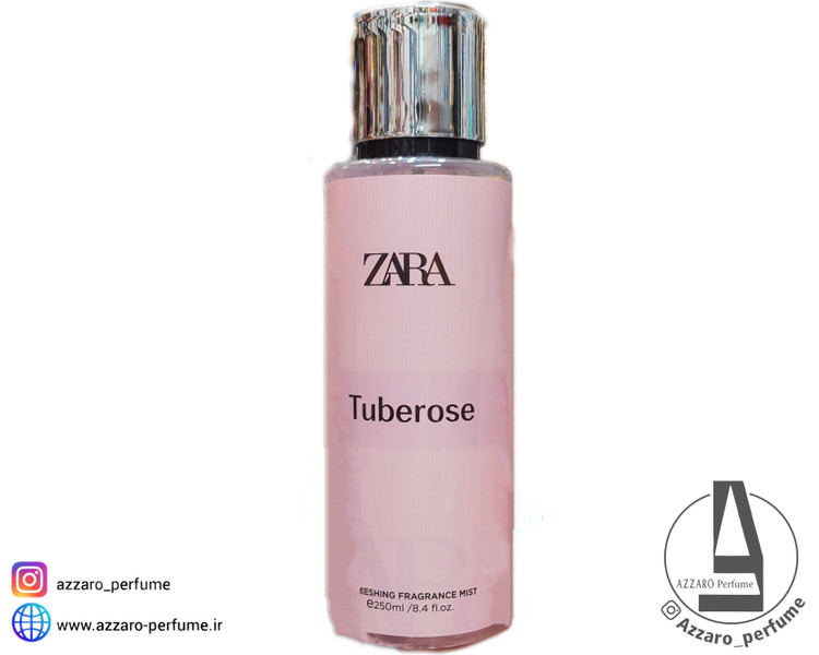 بادی اسپلش زنانه زارا zara مدل TUBEROSE حجم 250 میل-فروشگاه اینترنتی آرایشی و بهداشتی آزارو در شیراز