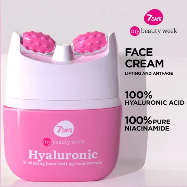 ژل کرم هیالورونیک سون دیز 7Days دارای ماساژور حجم 40 میل-فروشگاه اینترنتی آرایشی و بهداشتی آزارو در شیراز