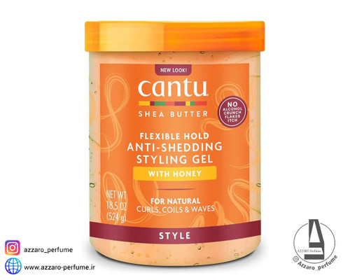 ژل حالت دهنده موی فر کنتو Cantu حاوی عسل و ضد ریزش حجم 524 گرم-فروشگاه اینترنتی آرایشی و بهداشتی آزارو در شیراز