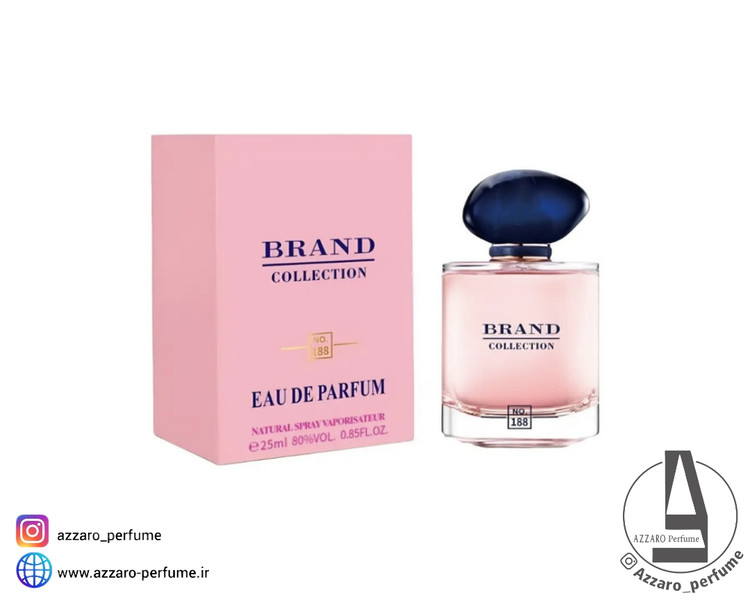 ادکلن جیبی زنانه برند کالکشن کد 188 | رایحه مای وی حجم 25 میل-فروشگاه اینترنتی آرایشی و بهداشتی آزارو در شیراز