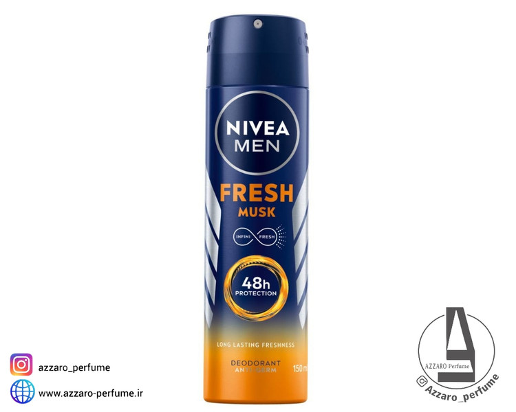 اسپری ضد تعریق مردانه نیوآ مدل فرش ماسک حجم 150 میل-فروشگاه اینترنتی آرایشی و بهداشتی آزارو در شیراز