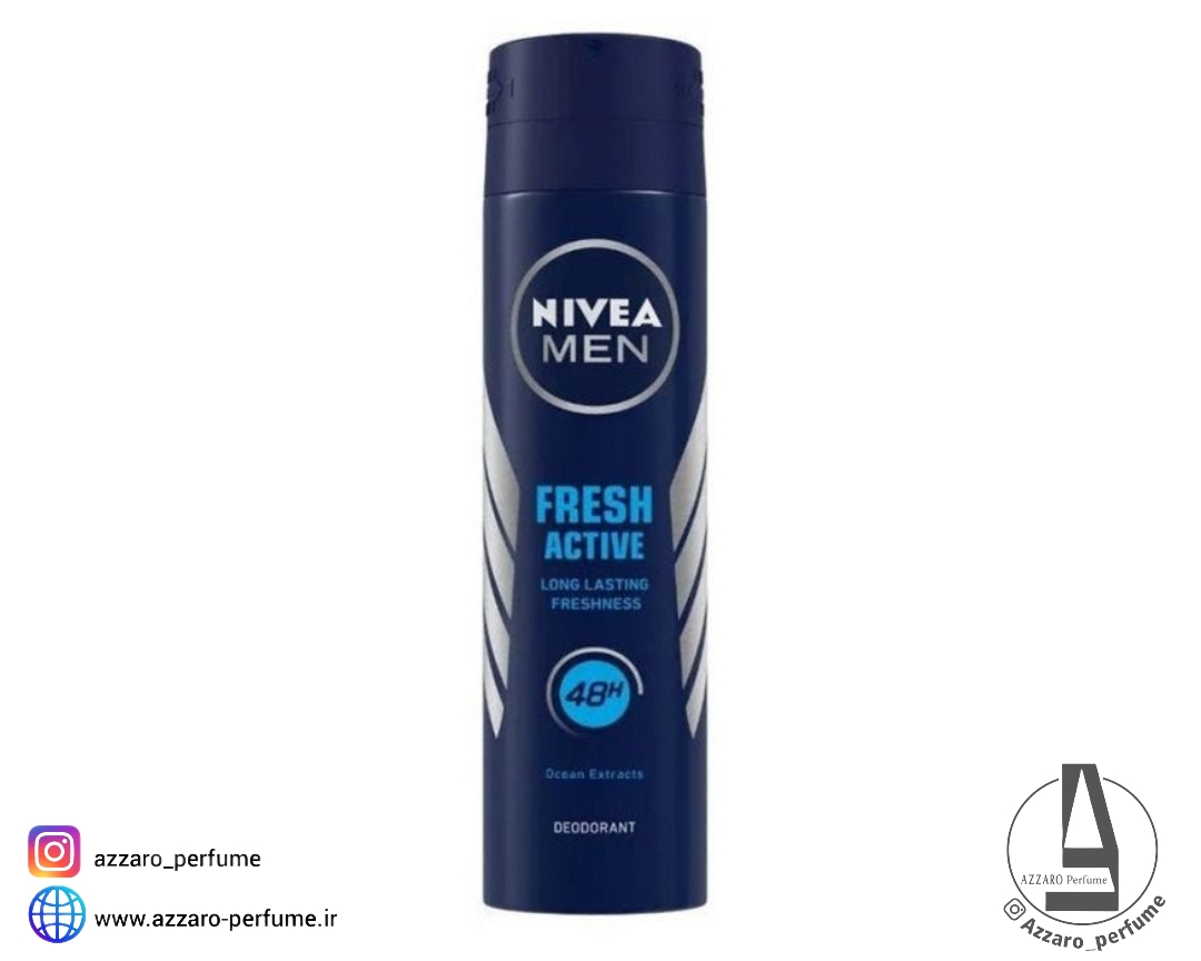 اسپری ضد تعریق مردانه نیوآ مدل فرش اکتیو حجم 150 میل_فروشگاه اینترنتی آرایشی بهداشتی آزارو در شیراز