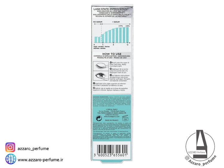 سرم تقویت کننده مژه لورال مدل CLINICALLY PROVEN حجم 2 میل-فروشگاه اینترنتی آرایشی و بهداشتی آزارو در شیراز