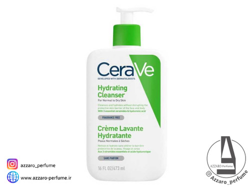 ژل شستشوی آبرسان سراوی پوست نرمال تا خشک حجم 473 میل-فروشگاه اینترنتی آرایشی و بهداشتی آزارو در شیراز