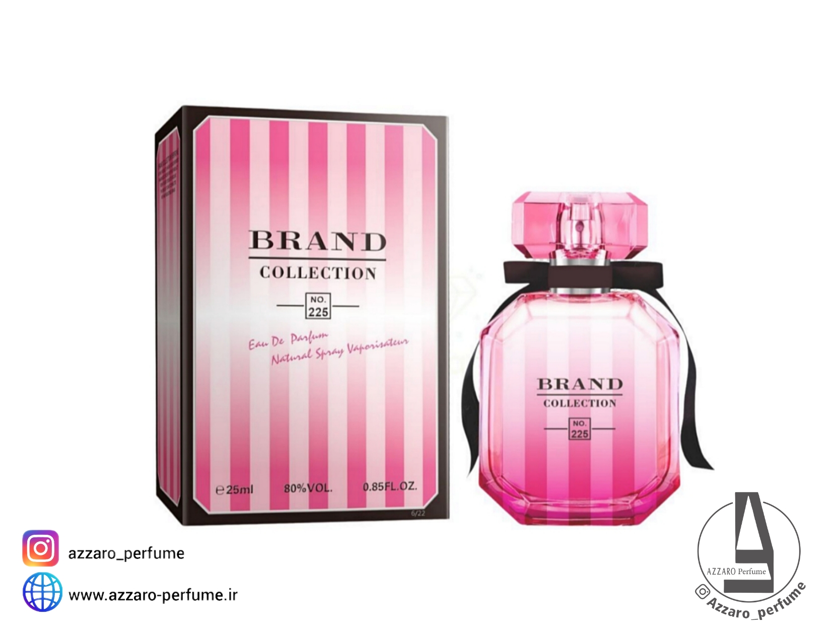 ادکلن جیبی زنانه برند کالکشن رایحه ویکتوریا سکرت بامبشل کد 225 حجم 25 میل-فروشگاه اینترنتی آرایشی و بهداشتی آزارو در شیراز