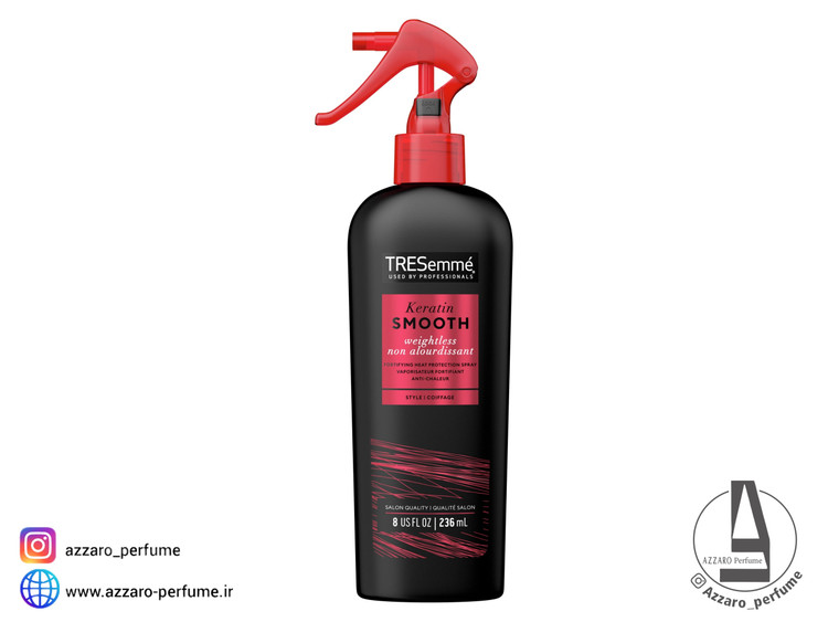 اسپری ضد حرارت مو ترزمه TRESemme حاوی کراتین حجم 236 میل-فروشگاه اینترنتی آرایشی و بهداشتی آزارو در شیراز
