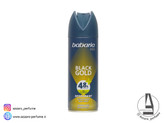 اسپری بدن مردانه باباریا Babaria بلک گلد حجم 200 میل-فروشگاه اینترنتی آرایشی و بهداشتی آزارو در شیراز