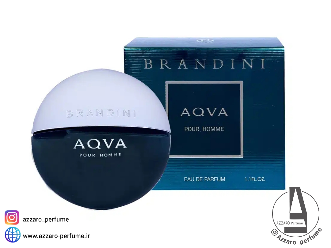 ادکلن مردانه برندینی رایحه آکوا بولگاری حجم 33 میل-فروشگاه اینترنتی آرایشی و بهداشتی آزارو در شیراز