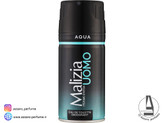 اسپری بدن مردانه مالزیا مدل آکوا حجم 150 میل-فروشگاه اینترنتی آرایشی و بهداشتی آزارو در شیراز