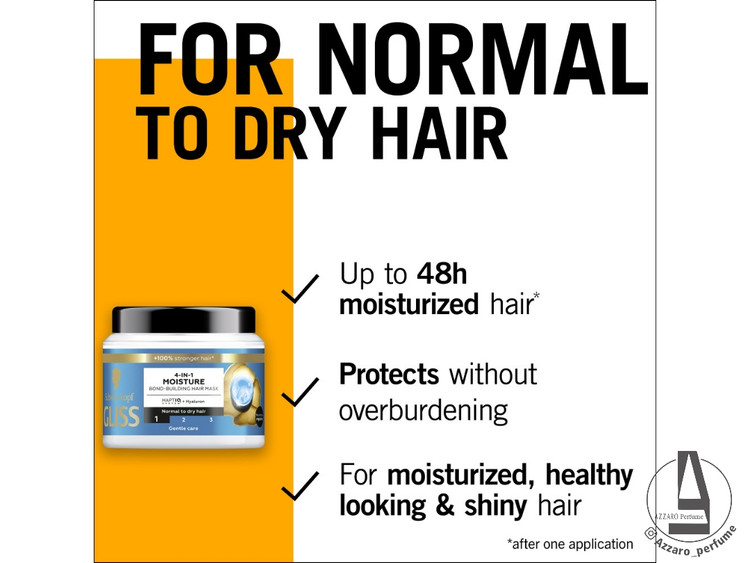 ماسک موی 4 کاره گلیس رطوبت رسان و تقویت کننده مو حجم 400 میل-فروشگاه اینترنتی آرایشی و بهداشتی آزارو در شیراز